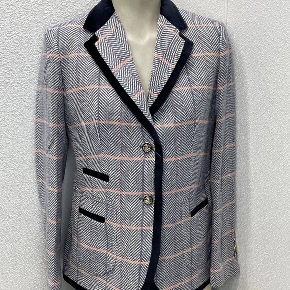 Barilouche Women's Seville Wool Slim Fit Blazer – Size 38/2 – Multicolor - Picture 1 of 8